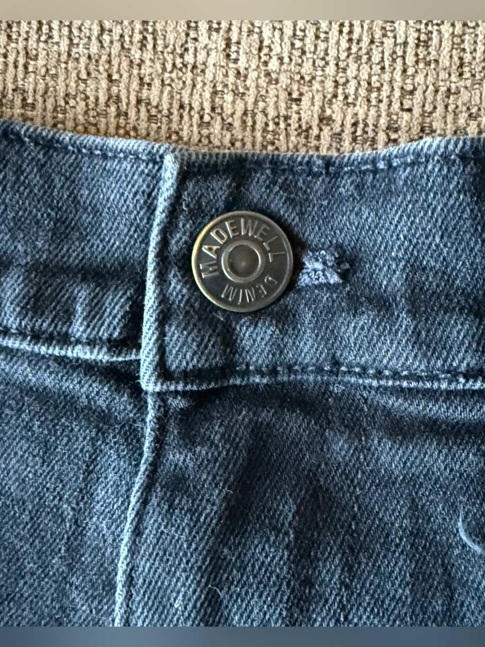 Madewell High Rise Denim Short Black 26 - Picture 5 of 5
